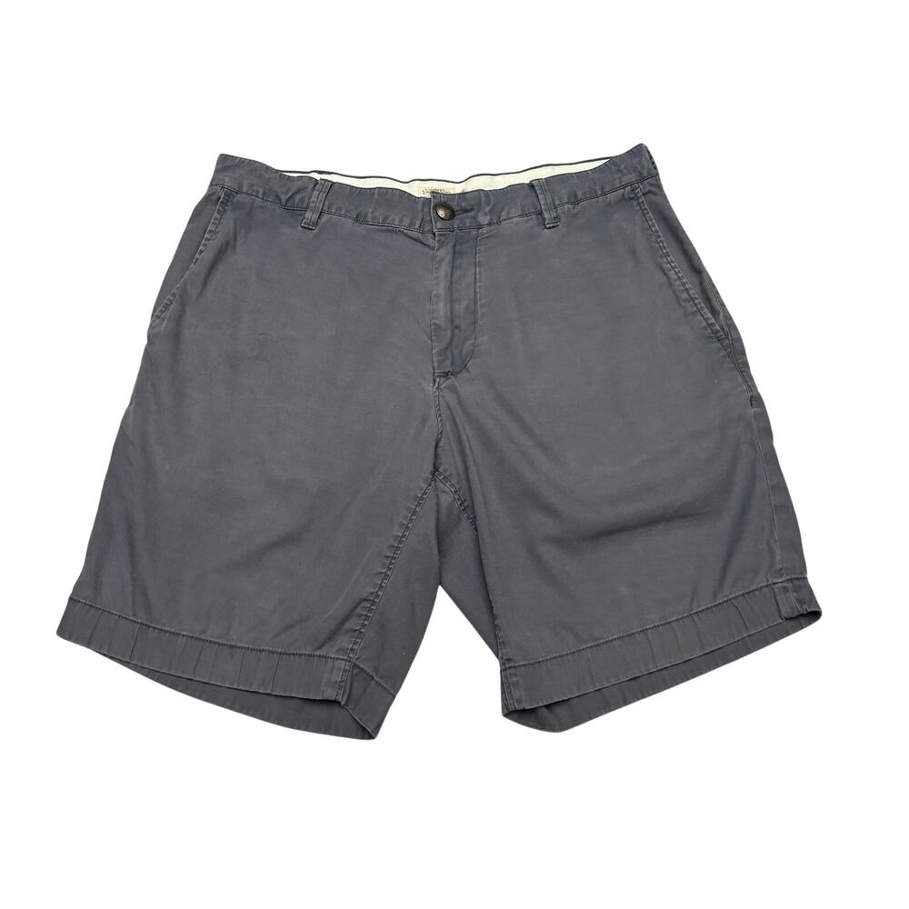 Faherty Island Life Chino Shorts 8.5" Mens 31 Navy Organic Cotton Stretch Casual